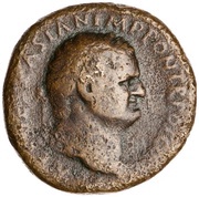 Sestertius - Titus S C; Spes obverse image