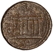 Sestertius - Vespasian S C; Jupiter, Rome, 77-78 reverse image