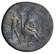 Sestertius - Vespasian IVDAEA CAPTA S C; Judaea, Rome, 77-78 reverse image