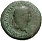 Sestertius - Titus ANNONA AVGVST S C; Annona obverse image