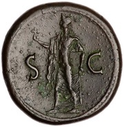 Sestertius - Titus S C; Spes, Rome, 79 reverse image