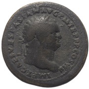 Sestertius - Titus S C; Mars obverse image