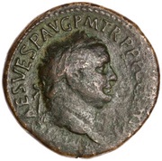 Sestertius - Titus ANNONA AVG; Annona and Aequitas obverse image