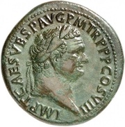 Sestertius - Titus FELICIT PVBLIC S C; Felicitas obverse image