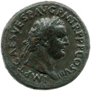 Sestertius - Titus IVD CAP S C; Judaea obverse image