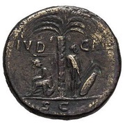 Sestertius - Titus IVD CAP S C; Judaea, Rome, 80-81 reverse image