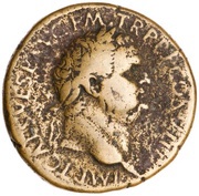Sestertius - Titus PAX AVGVST S C; Pax obverse image