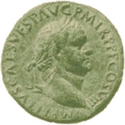 Sestertius - Titus PAX AVGVSTI S C; Pax obverse image