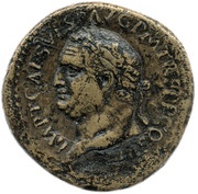 Sestertius - Titus S C; Roma obverse image