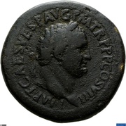 Sestertius - Titus S C; Spes obverse image