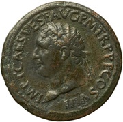 Sestertius - Titus S C obverse image