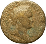 Sestertius - Titus S C; Victory obverse image