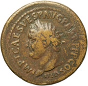 Sestertius - Titus VICTORIA AVGVST S C; Victory obverse image