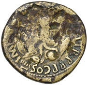 Sestertius - Titus IMP T CAES VESP AVG P M TR P P P COS VIII S C, Rome, 80-81 reverse image