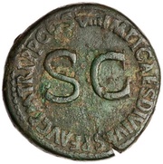 Sestertius IMP T CAES DIVI VESP F AVG P M TR P P P COS VIII, Rome, 80-81 reverse image