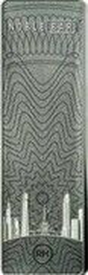 3000 Francs New York; rhodium reverse image