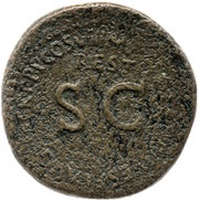 Sestertius - Augustus IMP T CAES DIVI VESP F AVG P M TR P P P COS VIII REST, Rome, 80-81 reverse image