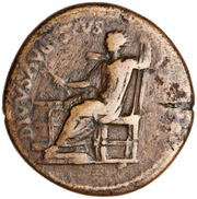 Sestertius - Augustus IMP T CAES DIVI VESP F AVG P M TR P P P COS VIII REST obverse image