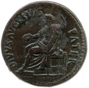 Sestertius - Augustus IMP T CAES DIVI VESP F AVG P M TR P P P COS VIII REST obverse image