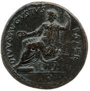 Sestertius - Augustus IMP T CAES DIVI VESP F AVG P M TR P P P COS VIII REST obverse image
