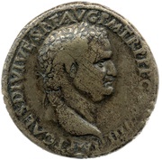 Sestertius - Titus IVD CAP S C; Judaea obverse image