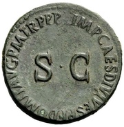 Sestertius - Titus IMP CAES DIVI VESP F DOMIT AVG P M TR P P P S C, Rome, 81-82 reverse image