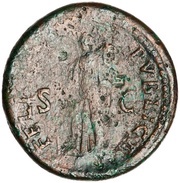 Sestertius - Titus FELICIT PVBLICA S C; Felicitas, Rome, 81-82 reverse image