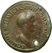 Sestertius - Domitia DIVI CAESAR MATRI S C obverse image