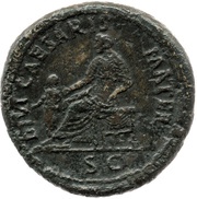 Sestertius - Domitia DIVI CAESARIS MATER, Rome, 81-82 reverse image