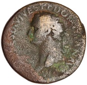 Sestertius - Domitian TR P COS VIII DES VIIII P P S C; Minerva obverse image