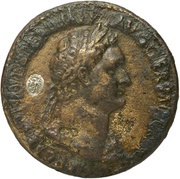 Sestertius - Domitian STIPE IMP AVG DOMITIAN S C obverse image