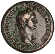 Sestertius - Domitian S C obverse image