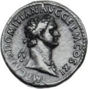 Sestertius - Domitian S C; Victory obverse image