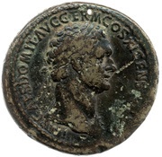 Sestertius - Domitian S C obverse image