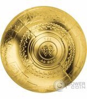 5000 Francs Trans-Siberian Railway: gold plated, Cameroon, 2016 reverse image