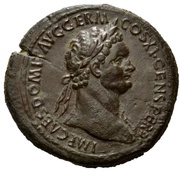 Sestertius - Domitian S C obverse image