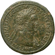 Sestertius - Domitian S C obverse image