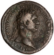Sestertius - Domitian COS XIIII LVD SAEC A POP S C obverse image