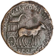 Sestertius IMP CAES DOMIT AVG GERM COS XVI CENS PER P P obverse image