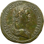 Sestertius - Domitian S C obverse image