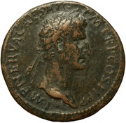Sestertius - Nerva CONGIAR P R S C; Liberalitas and Minerva obverse image