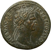 Sestertius - Nerva LIBERTAS PVBLICA S C; Libertas obverse image