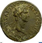 Sestertius - Nerva PAX AVG S C; Pax obverse image