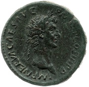 Sestertius - Nerva ANNONA AVGVST S C; Ceres and Abundantia obverse image