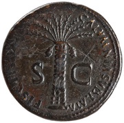 Sestertius - Nerva FISCI IVDAICI CALVMNIA SVBLATA S C, Rome, 97 reverse image