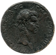 Sestertius - Nerva PAX AVG S C; Pax obverse image