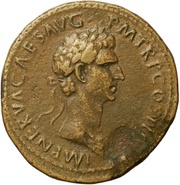 Sestertius - Nerva PROVIDENTIA SENATVS S C obverse image