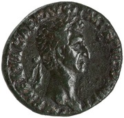 Sestertius - Nerva FORTVNA AVGVST S C; Fortuna obverse image