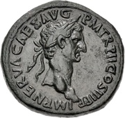 Sestertius - Nerva PAX AVG S C; Pax obverse image