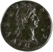 Sestertius - Augustus IMP NERVA CAESAR AVGVSTVS REST obverse image